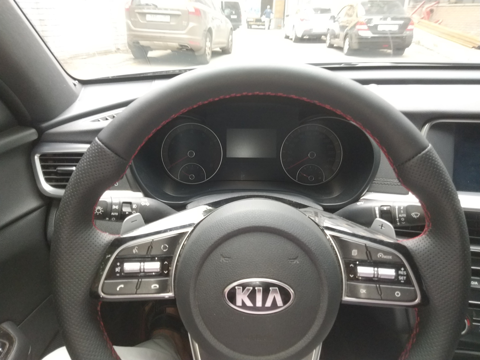 Перетяжка руля kia optima