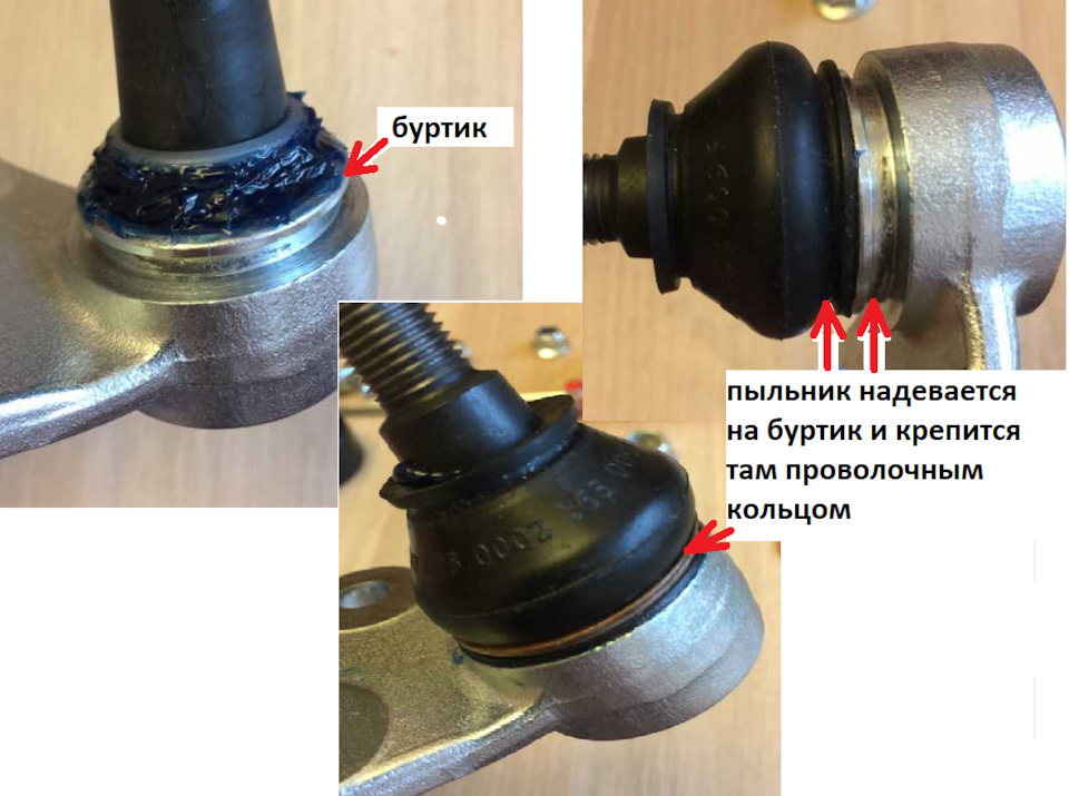 порвался пыльник шаровой что можно