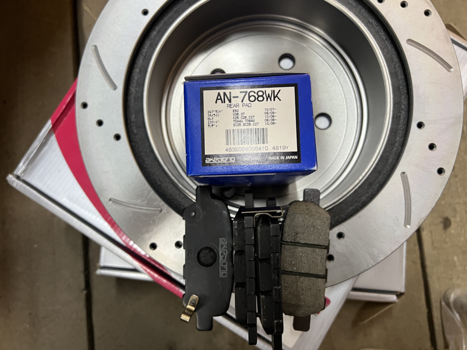 AN768WK Колодки задние NISSAN JUKE (F15), X-Trail (T32), MURANO