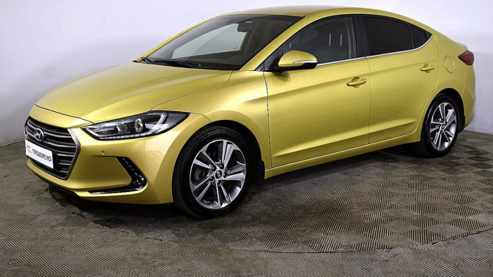 Hyundai Elantra (6G) 2.0 бензиновый 2016 Золотой на DRIVE2