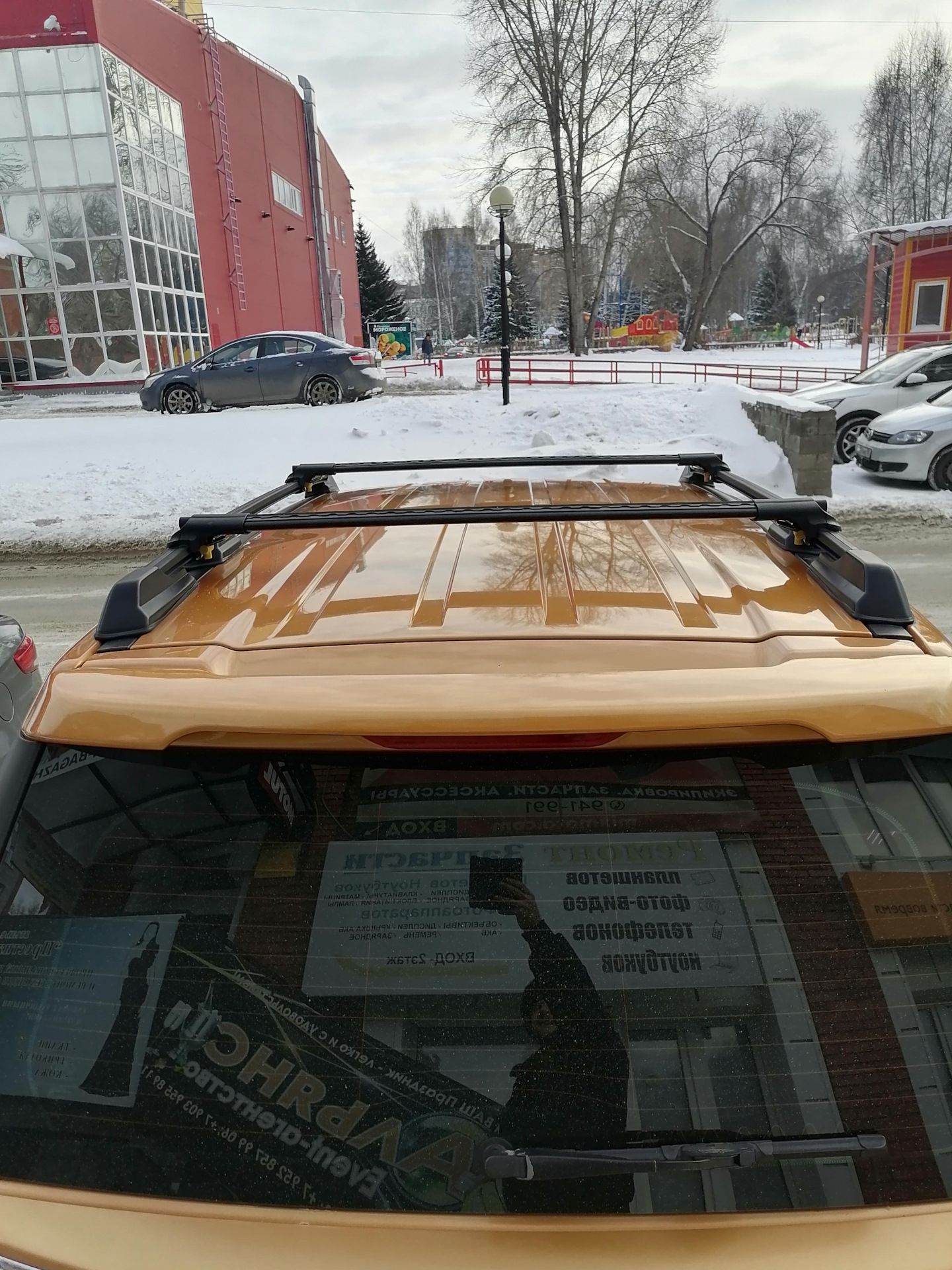 Перекладины на крышу — Land Rover Freelander 2, 2,2 л, 2007 года ...