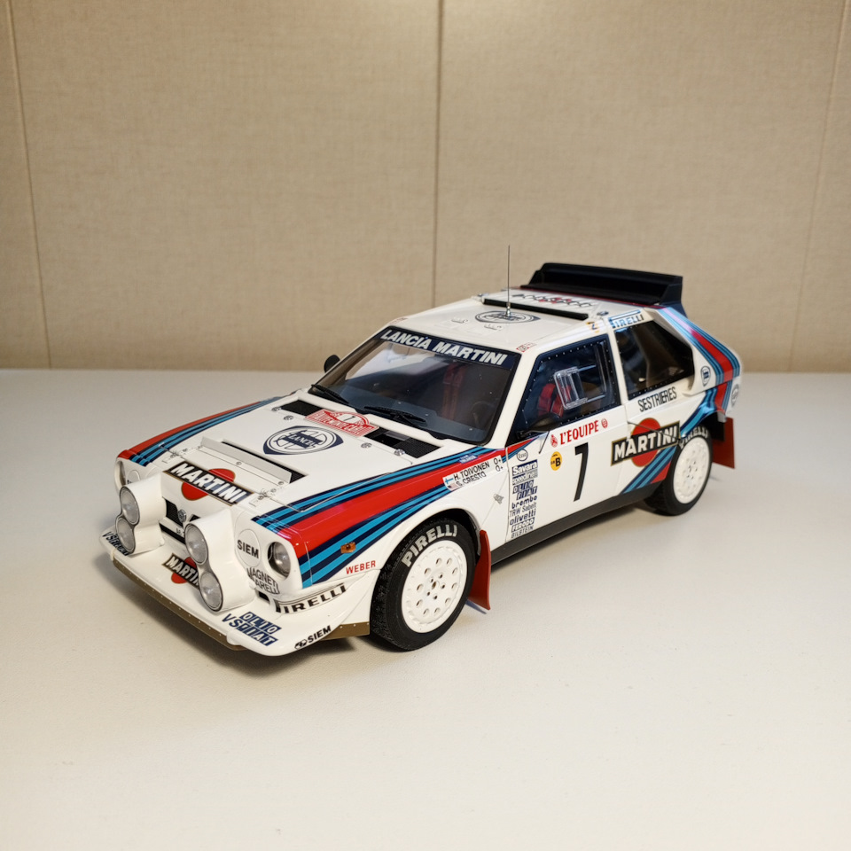 LANCIA DELTA S4. Rally Monte Carlo 1986 winner.1/18 AUTOart. — Сообщество  «Масштабные Модели» на DRIVE2