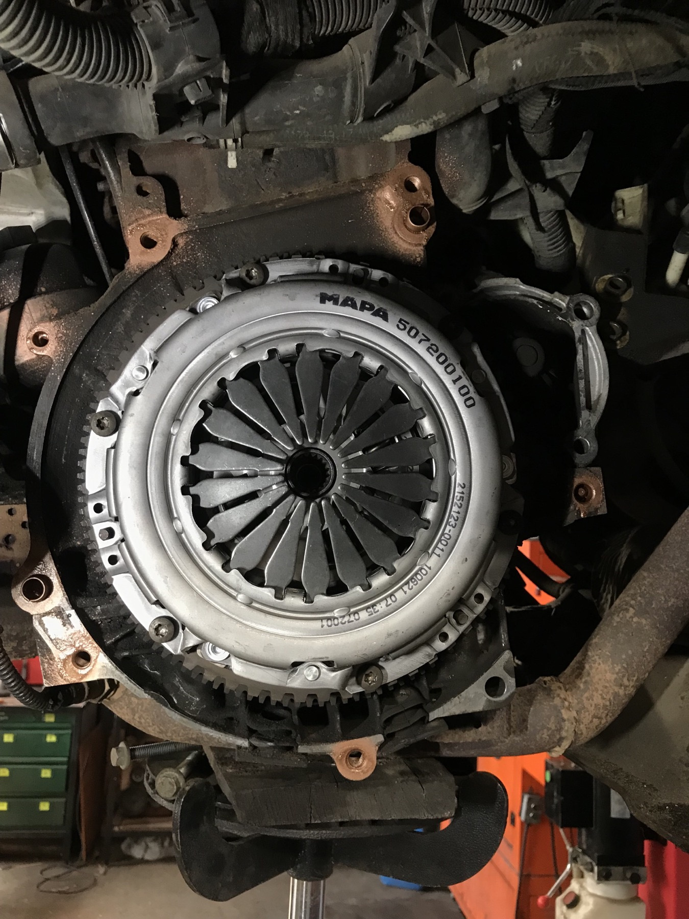 Замена сцепления и Ко. MAPA — Citroen C4 (1G), 1,6 л, 2006 года | визит ...