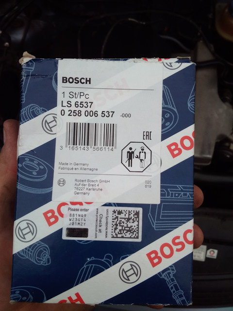 0258006537 Лямбда зонд (датчик кислорода) BOSCH | Запчасти на DRIVE2