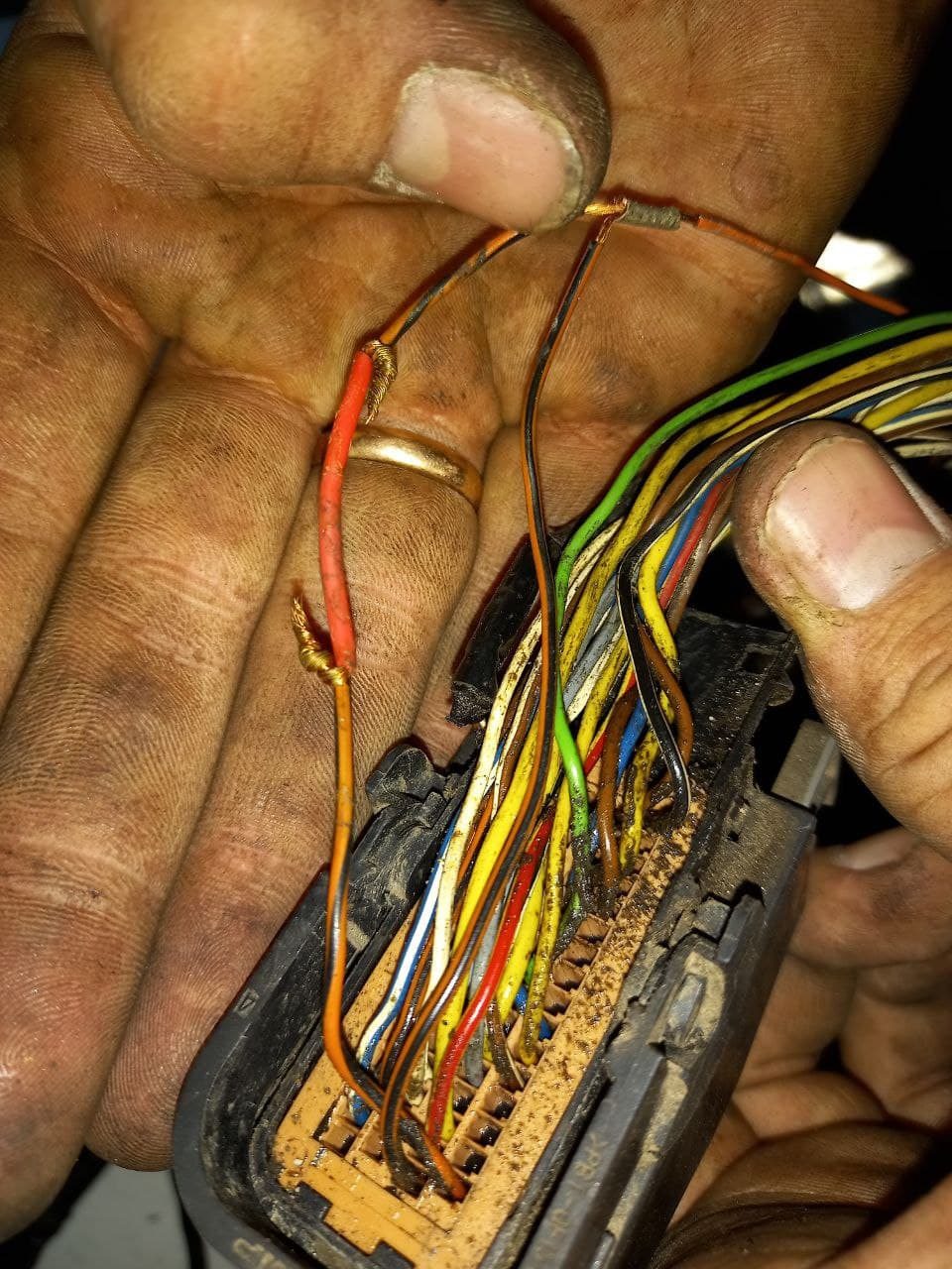Снятие и пайка моторной косы, доработка питания катушки зажигания и ...