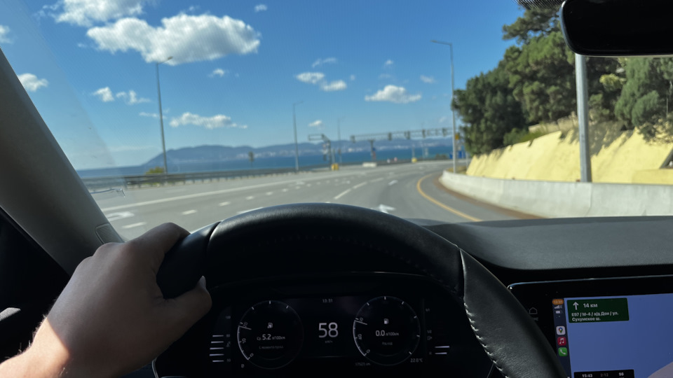 Дорога в Новороссийск — Skoda Octavia A8 Mk4