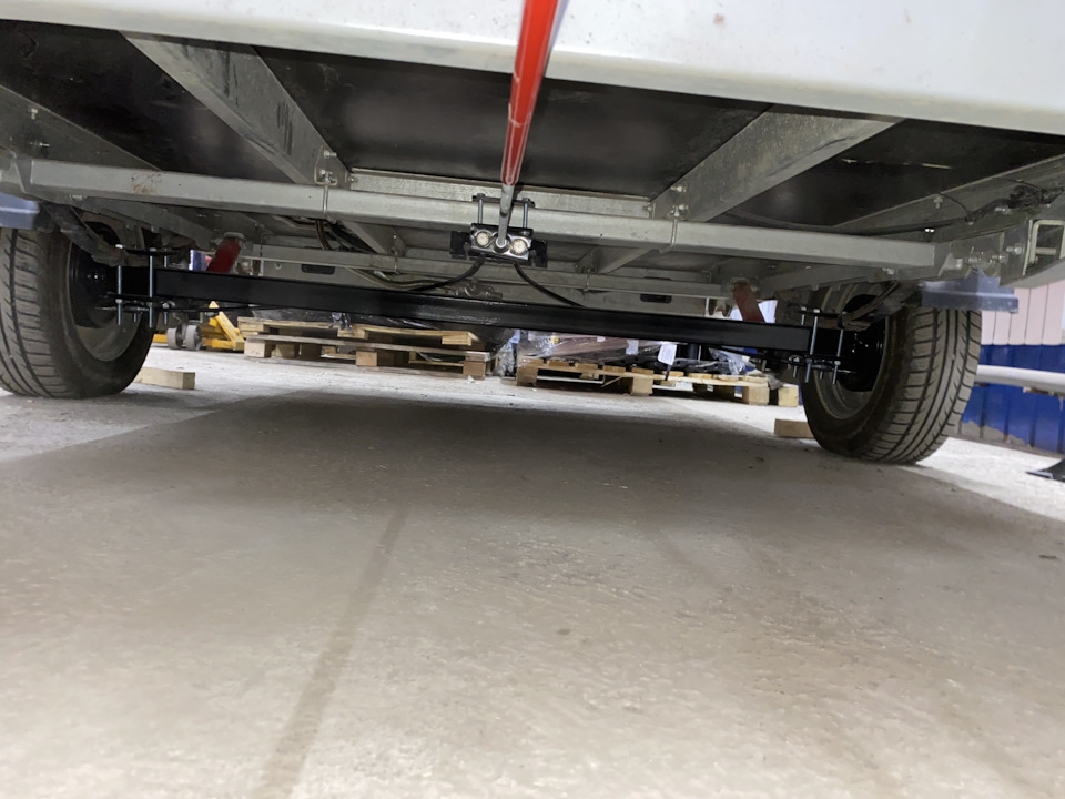 Установка тормоза наката на Прицеп — платформа Бизнес 112550 Евро ...