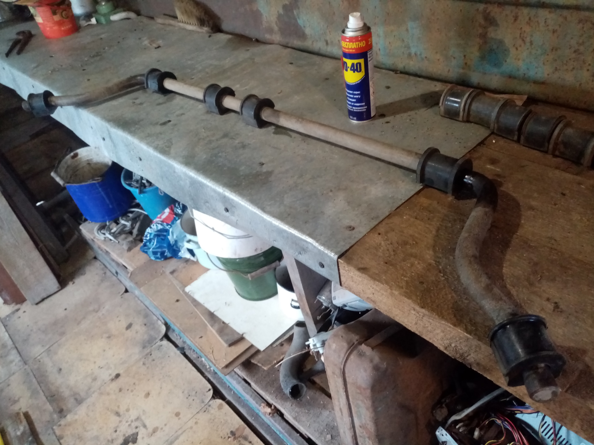 Замена резинок стабилизатора. — Chevrolet Niva GLX, 1,7 л, 2009 года ...