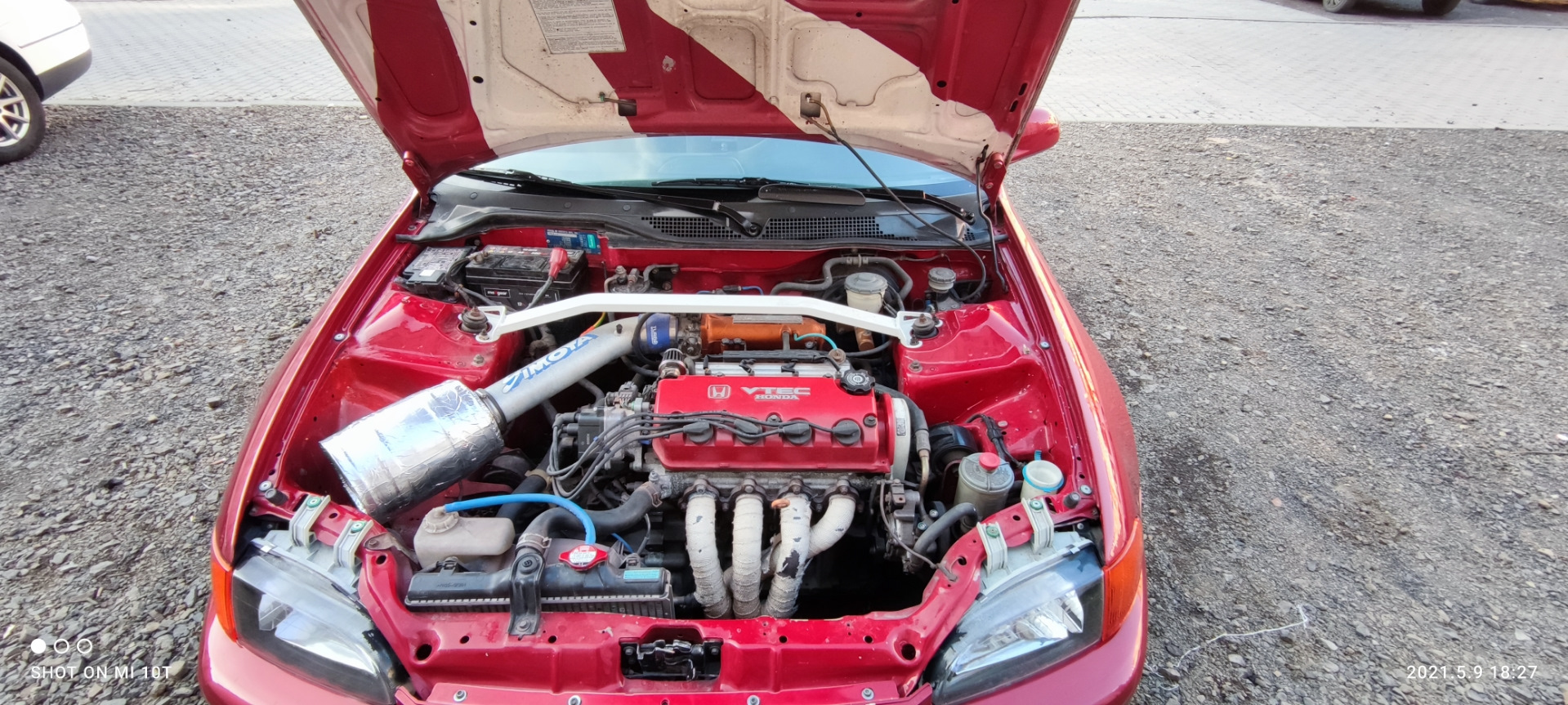 Чуть переделал корпус нулевика — Honda Civic Coupe (5G), 1,5 л, 1994 ...