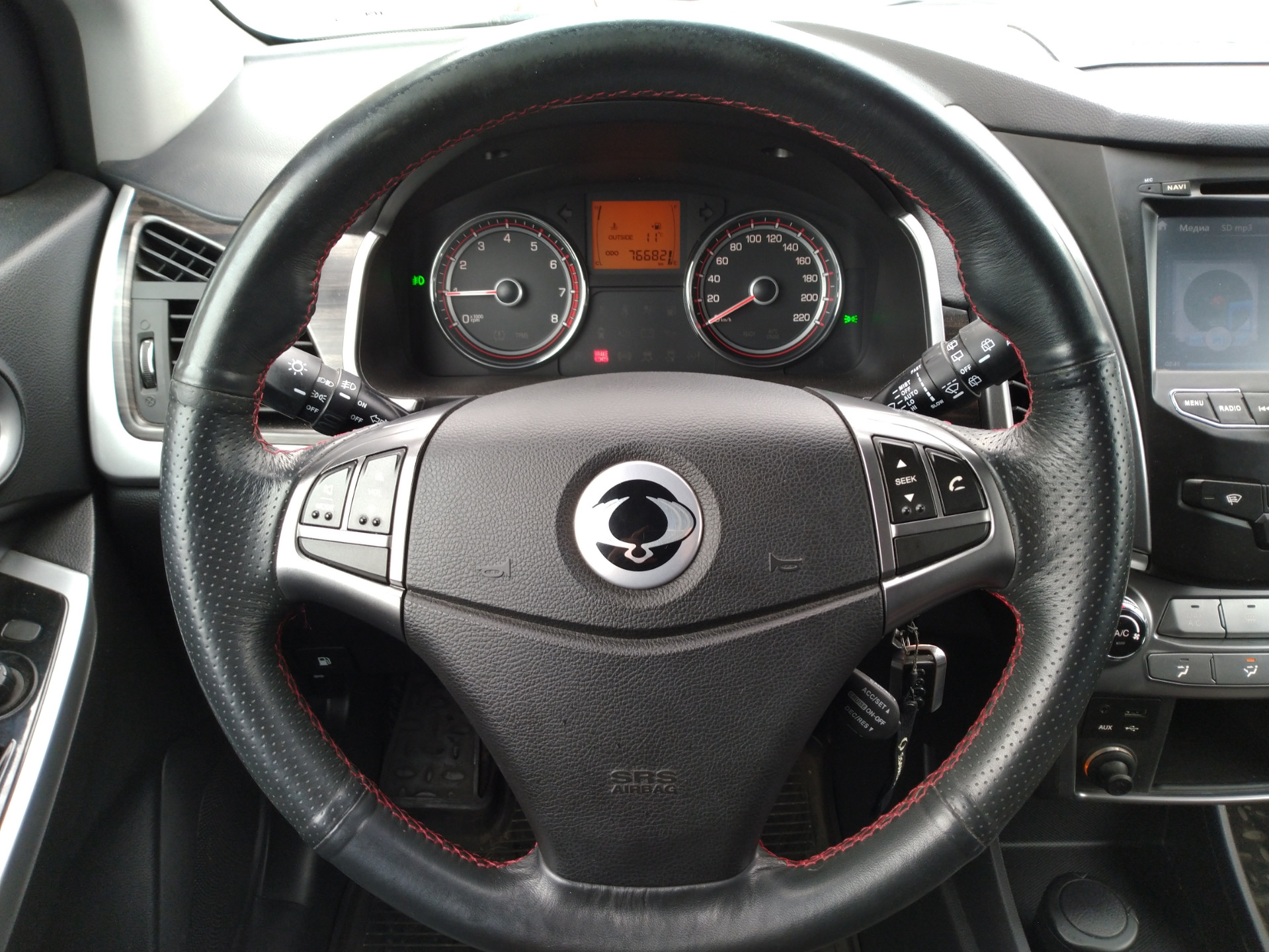 Ssangyong actyon панель. SSANGYONG Actyon панель приборов