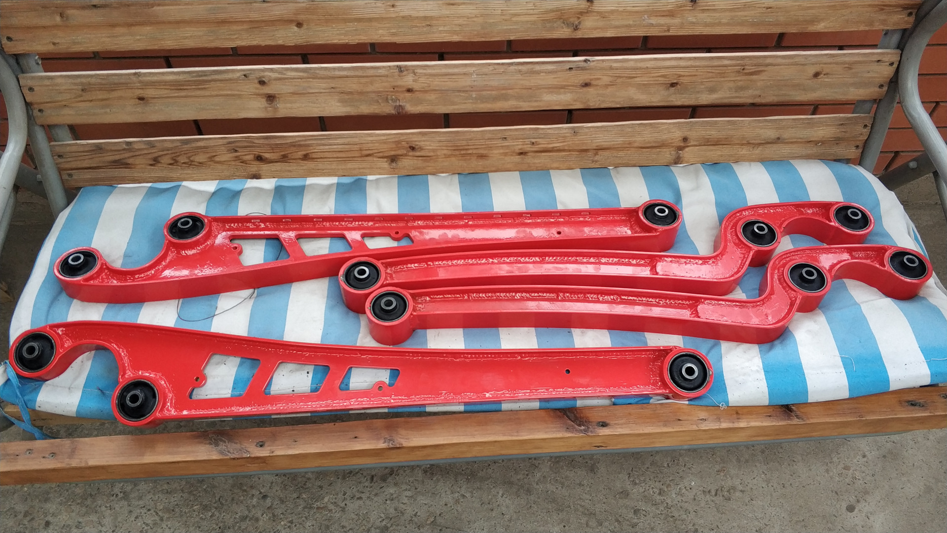 Новые низкопрофильные рычаги от OBD. — Suzuki Jimny, 1,5 л, 2002 года