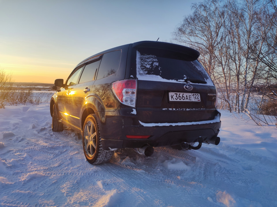 Новогодний Бу-бу-бу — Subaru Forester (SH), 2 л, 2009 года | тюнинг ...