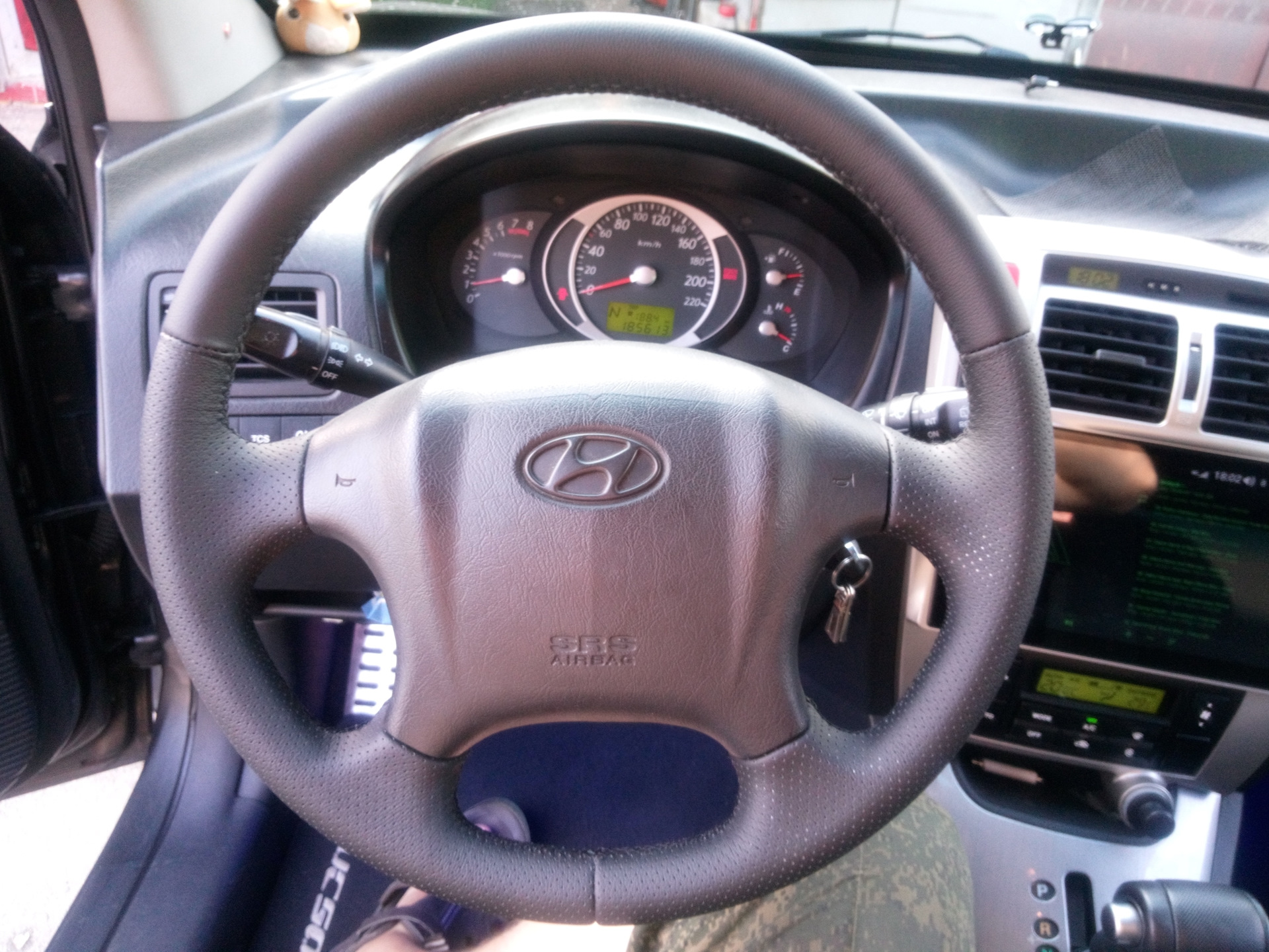 Как снять руль туксон Дополнение перешил руль - Hyundai Tucson (JM), 2 л, 2006 года стайлинг DRIVE2