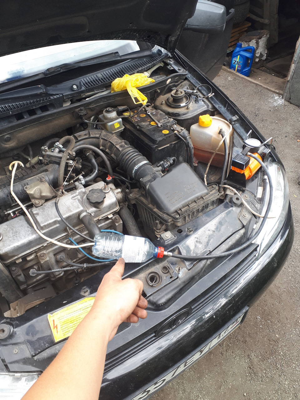 Подосос воздуха — Lada Калина седан, 1,6 л, 2010 года | своими руками ...