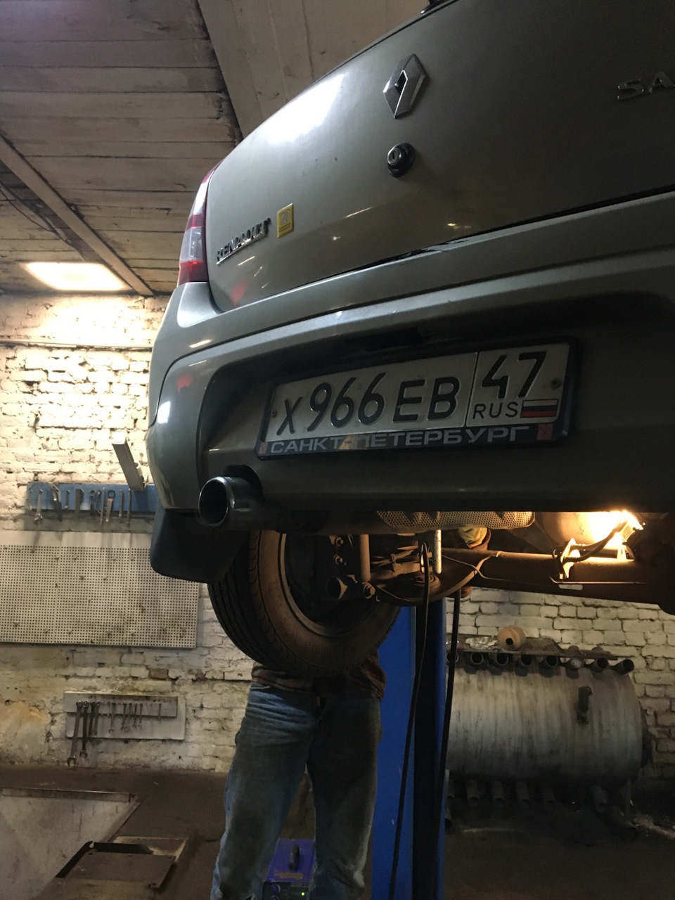 Выхлоп от Mark II — Renault Sandero 1G, 1,6 л, 2010 года | визит на ...