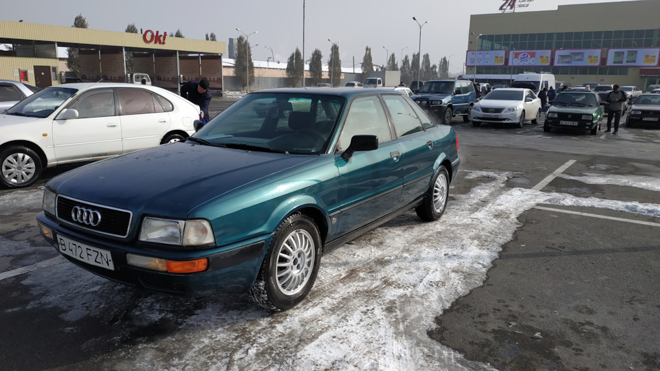 Audi 80 (B4) 2.0 бензиновый 1992 | Темно-зелёный металлик на DRIVE2