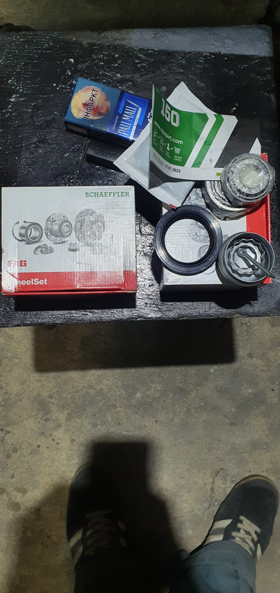 Задние подшипники fag — Volkswagen Passat B3, 2,8 л, 1992 года ...