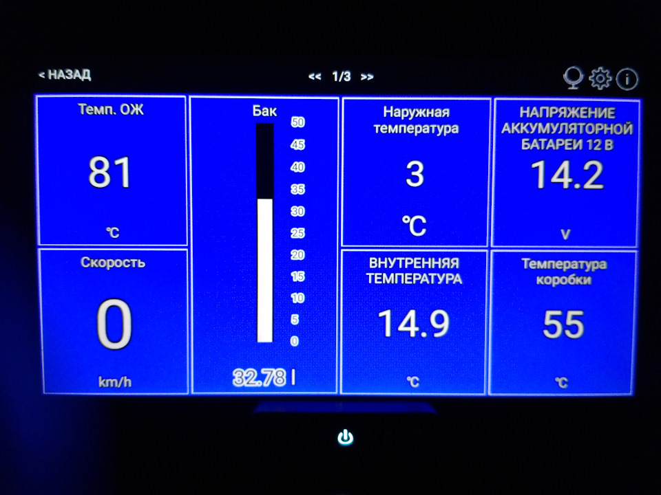 Теперь первый экран выглядит так — Renault Sandero Stepway (2G)