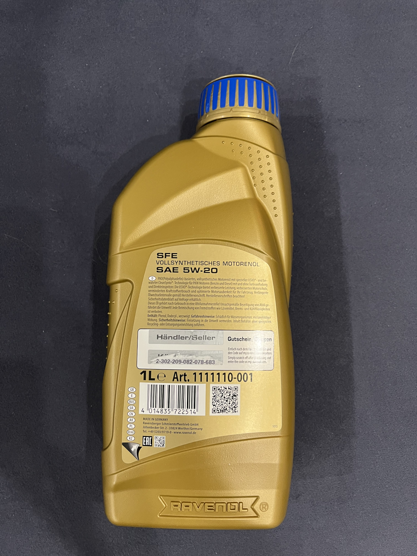 Ravenol Sfe 5w 20 Купить