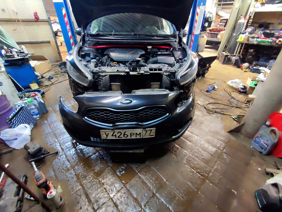 Led модуль ZМB в птф Kia Ceed JD 2 дoрестайлинг. — KIA Ceed (2G), 1,6 л ...