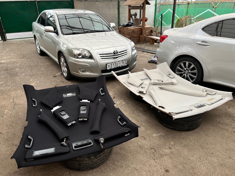 Потолок №3 🇮🇹 — Toyota Avensis II, 2 л, 2006 года | своими руками | DRIVE2