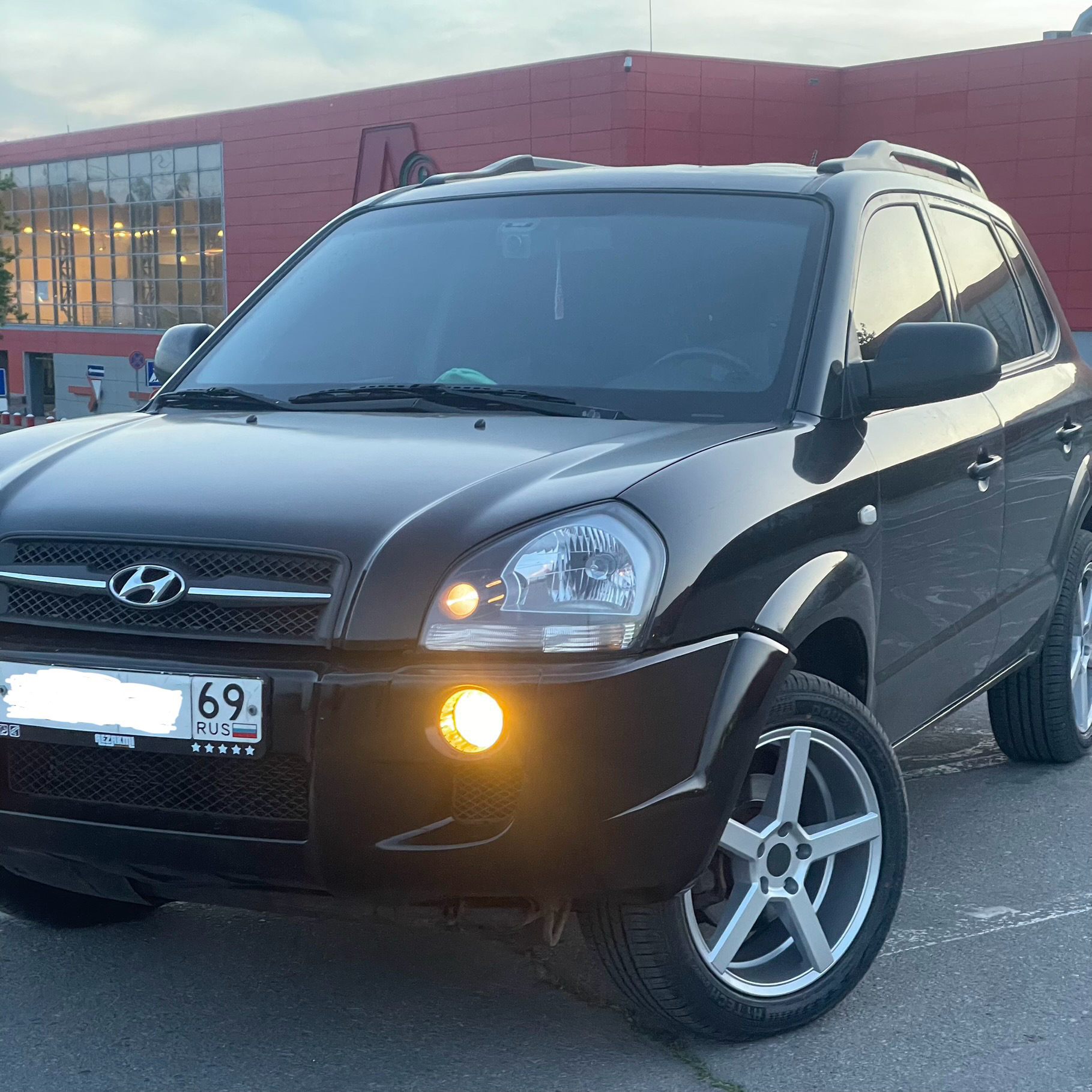 Передний бампер без расширений — Hyundai Tucson (JM), 2 л, 2008 года |  запчасти | DRIVE2