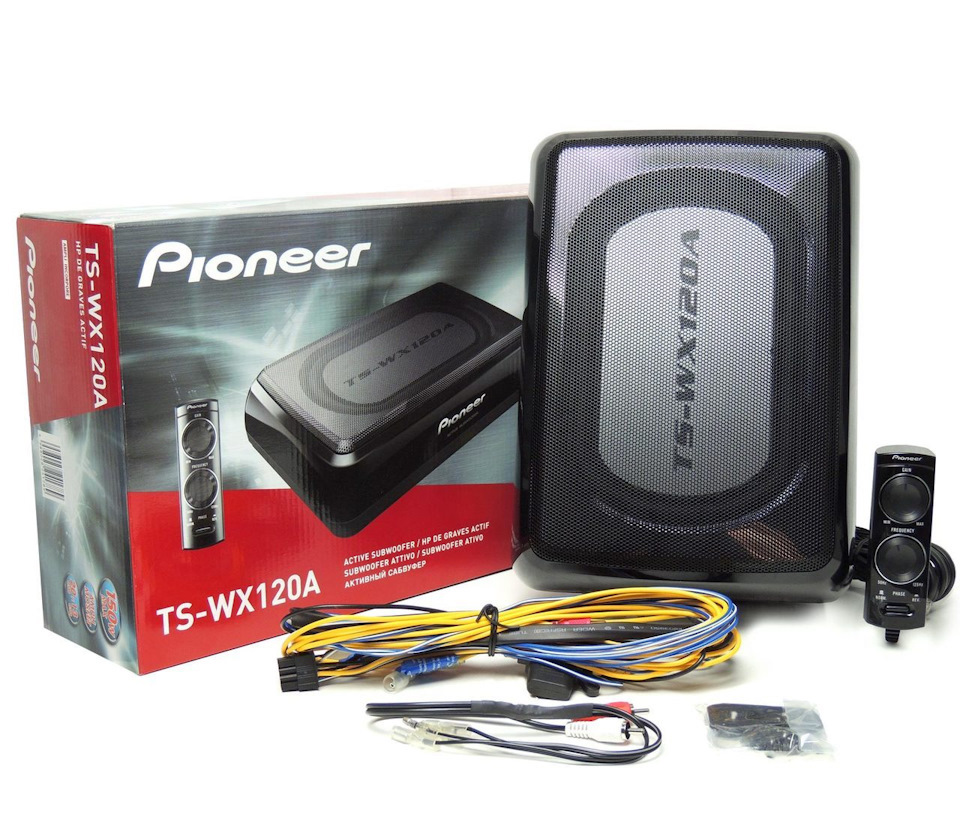 Активный сабвуфер Pioneer TS-WX120A — Ford Focus II Sedan, 1,6 л, 2006 года  | автозвук | DRIVE2