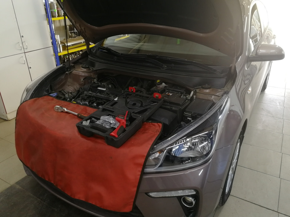 Диагностика катализатора — KIA Rio (4G), 1,6 л, 2019 года | плановое ТО ...