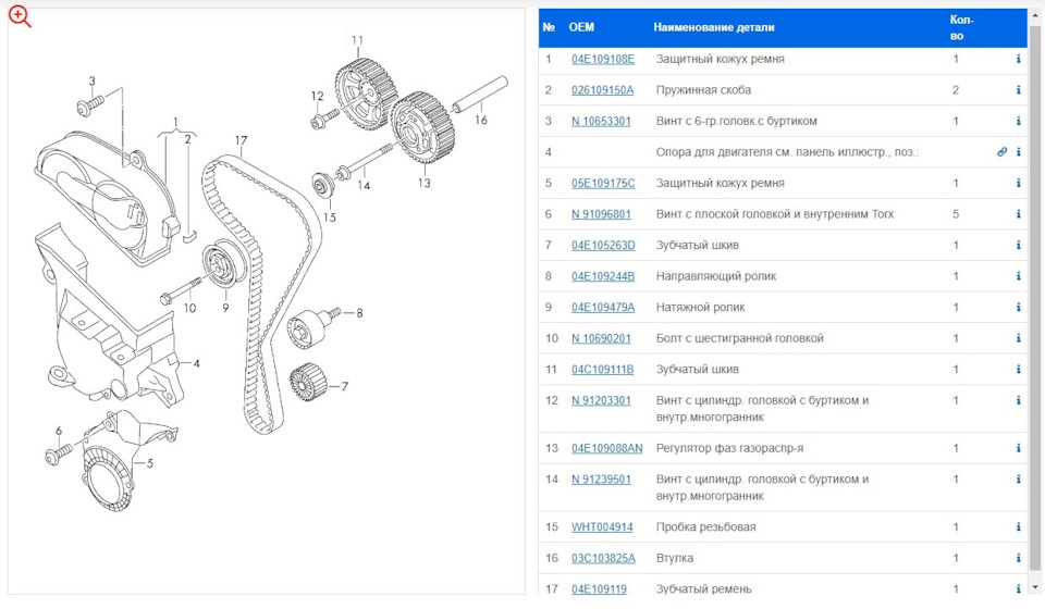 Замена ремкомплекта ГРМ 1.6 MPI CWVA / CWVB — Volkswagen Polo Sedan, 1 ...