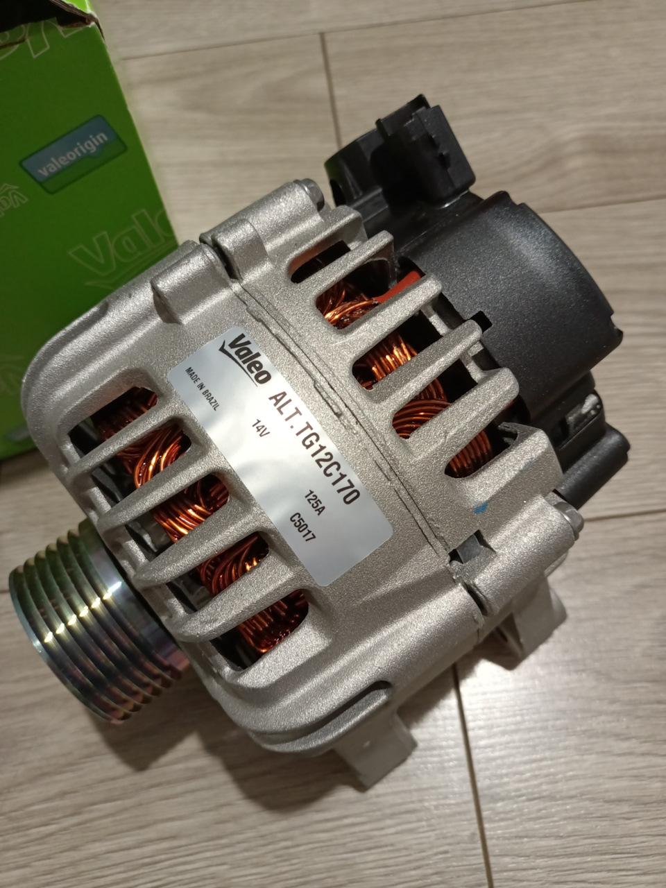 Новый генератор Valeo 14v 125A — Peugeot 307, 1,6 л, 2001 года ...