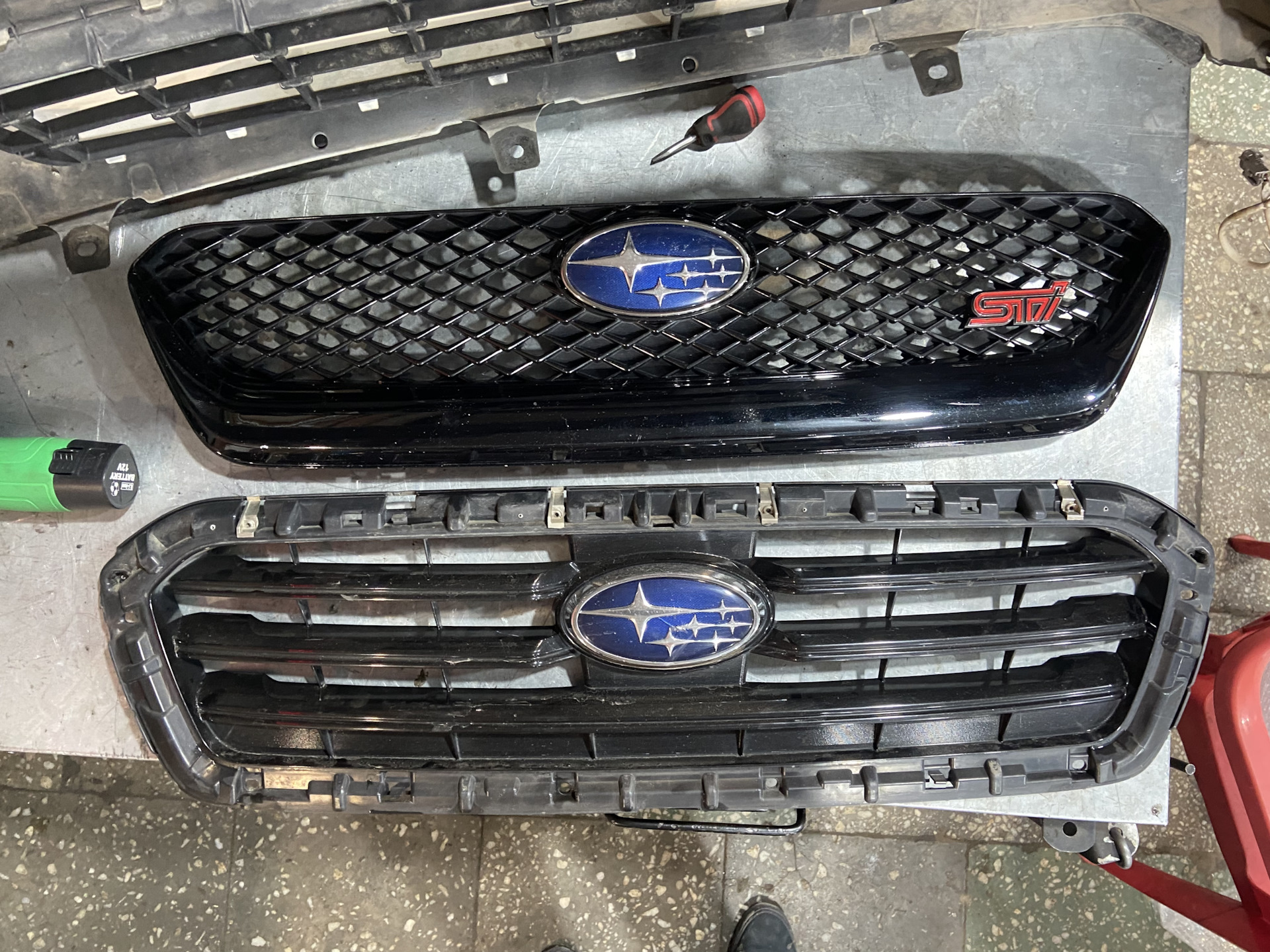Как снять бампер субару леворг Решетка от WRX STI VAG/VAB на Levorg VM4. - Subaru Levorg (1G), 1,6 л, 2014 года