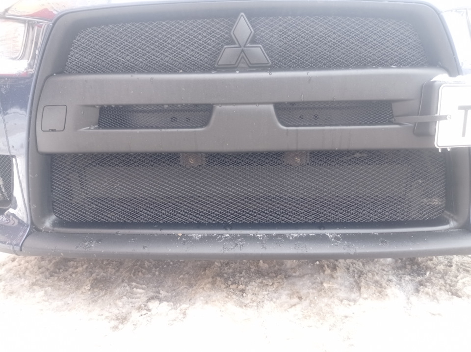 Закрывашка на лед балку. — Mitsubishi Lancer X, 2,4 л, 2008 года ...