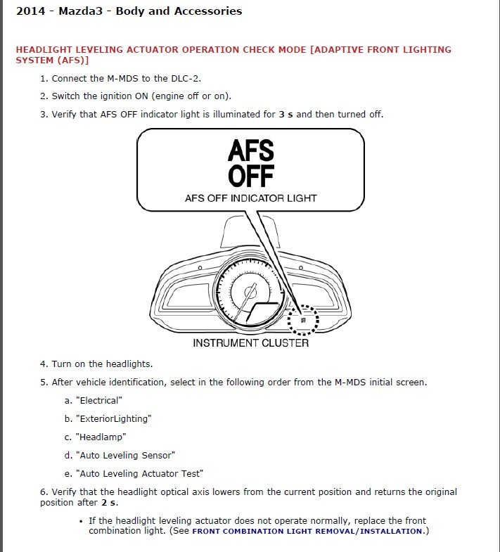 Reequipar.  AFS (Sistema de luces delanteras adaptables) — Mazda 3 (3G), 1.5 litros, 2015 |  accesorios |  CONDUCIR2