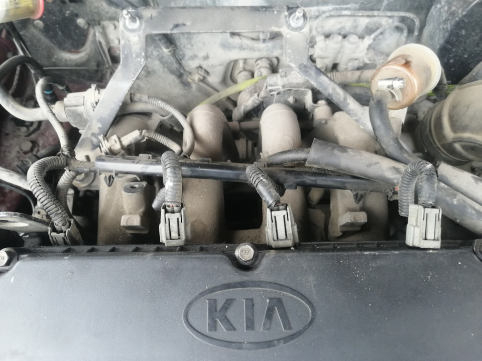 Не плановое ТО — KIA Spectra, 1,6 л, 2008 года | своими руками | DRIVE2