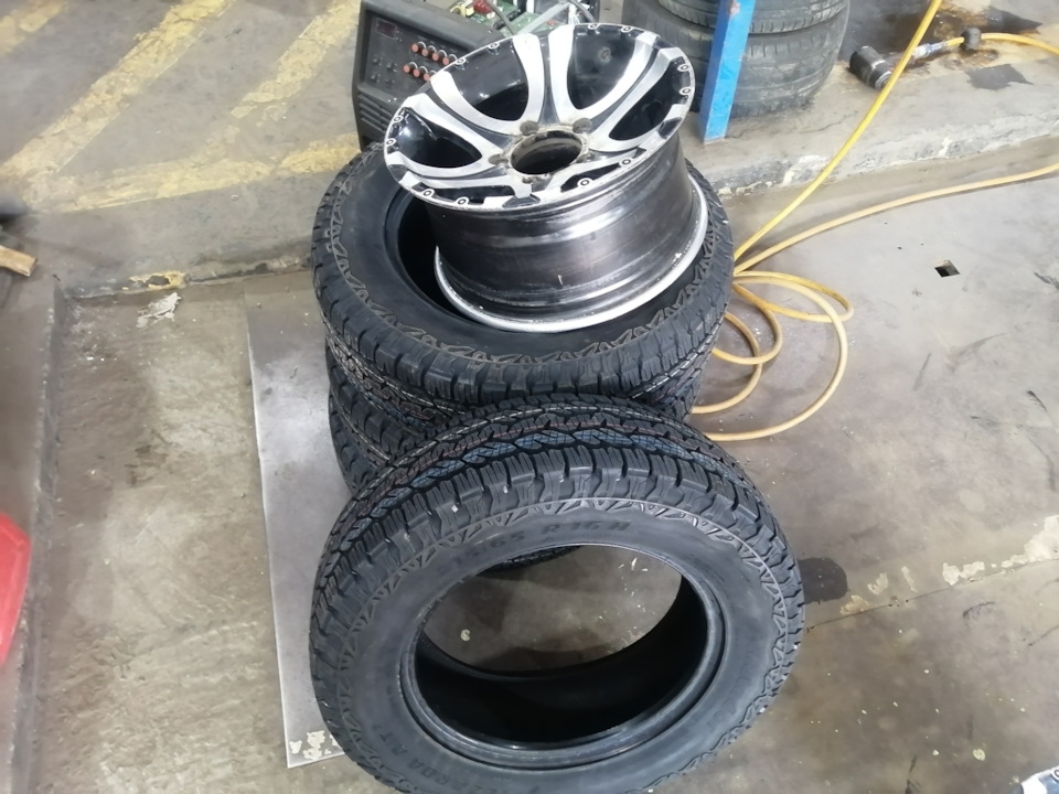 Раскатка дисков и покупка новой резины — ГАЗ Соболь, 2,5 л., 2006 года ...