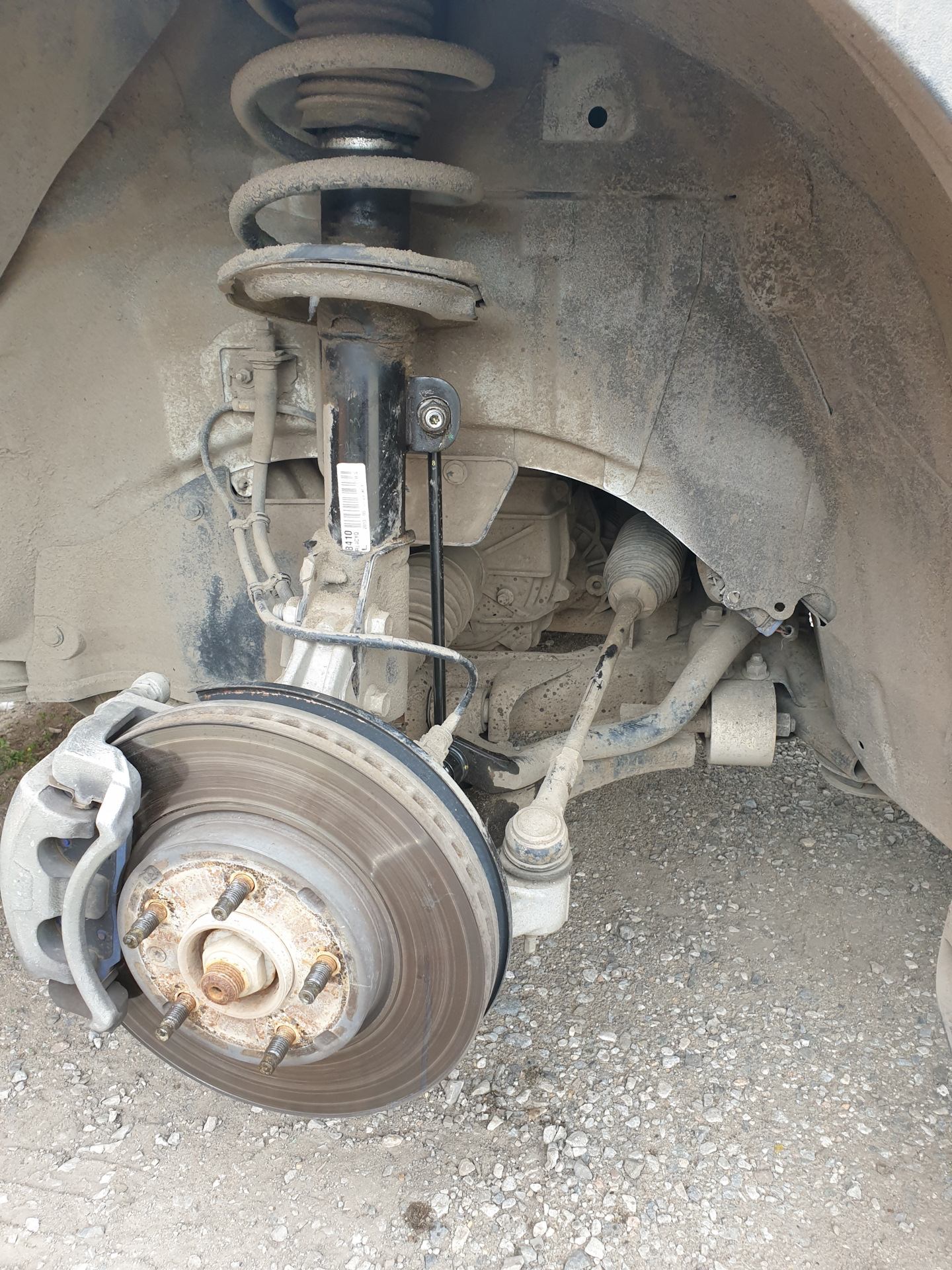 замена стоек переднего стабилизатора — Chevrolet Captiva (1G), 3 л ...