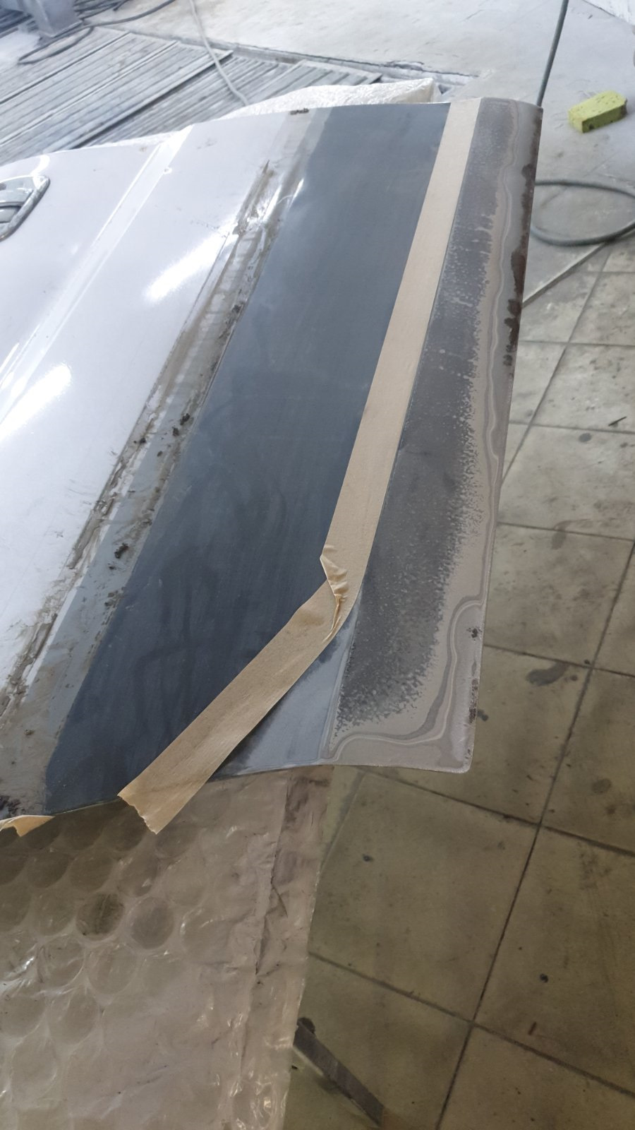 Борьба с дырками и ржавчиной — Hyundai Starex (1G), 2,5 л., 2004 года ...