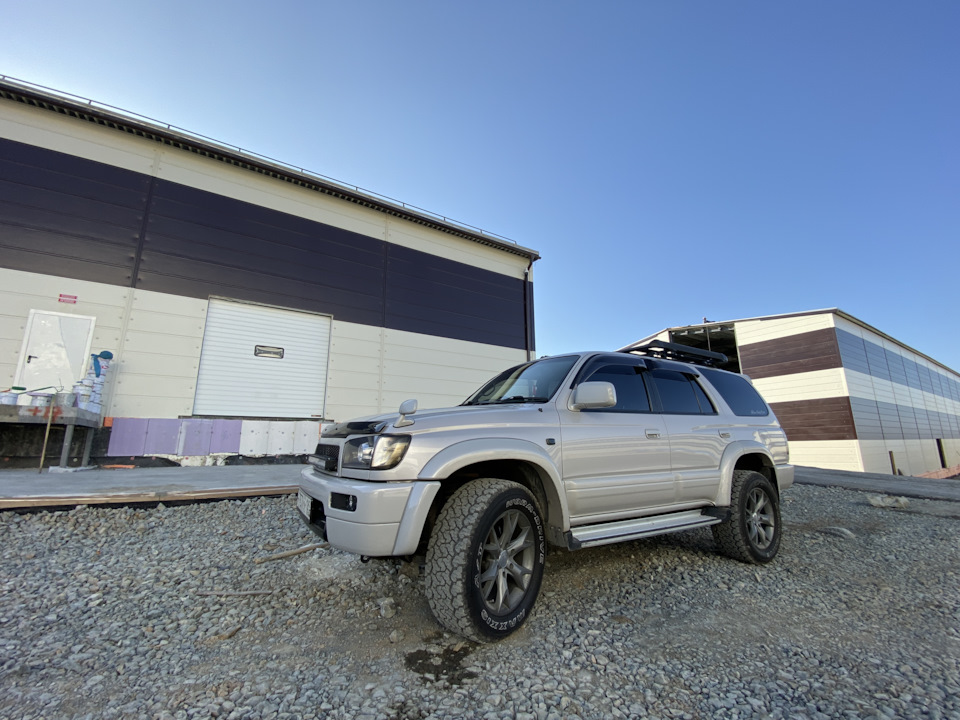 Баш-бар, дуга, бампер. 3в1 — Toyota Hilux Surf (3G), 3 л, 1997 года ...