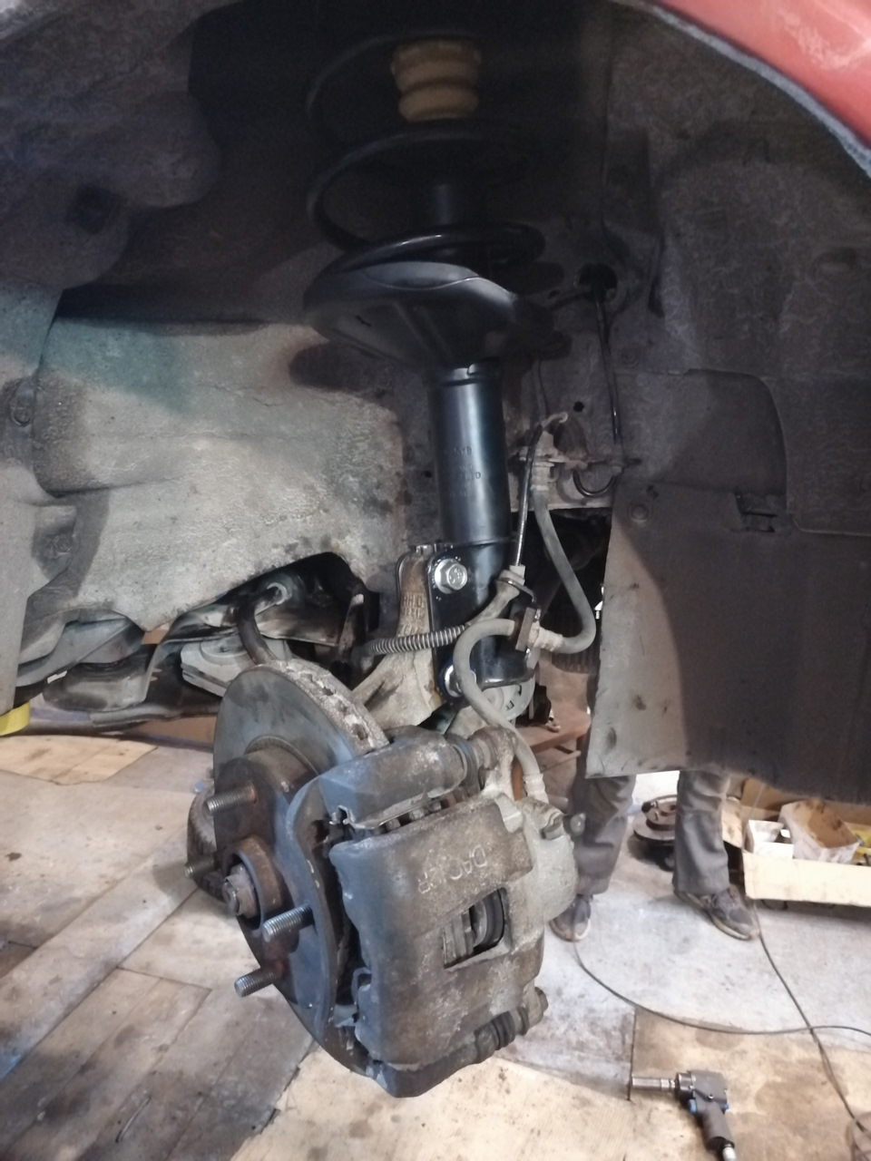 Замена подвески — Chevrolet Lacetti Sedan, 1,4 л, 2008 года | визит на ...