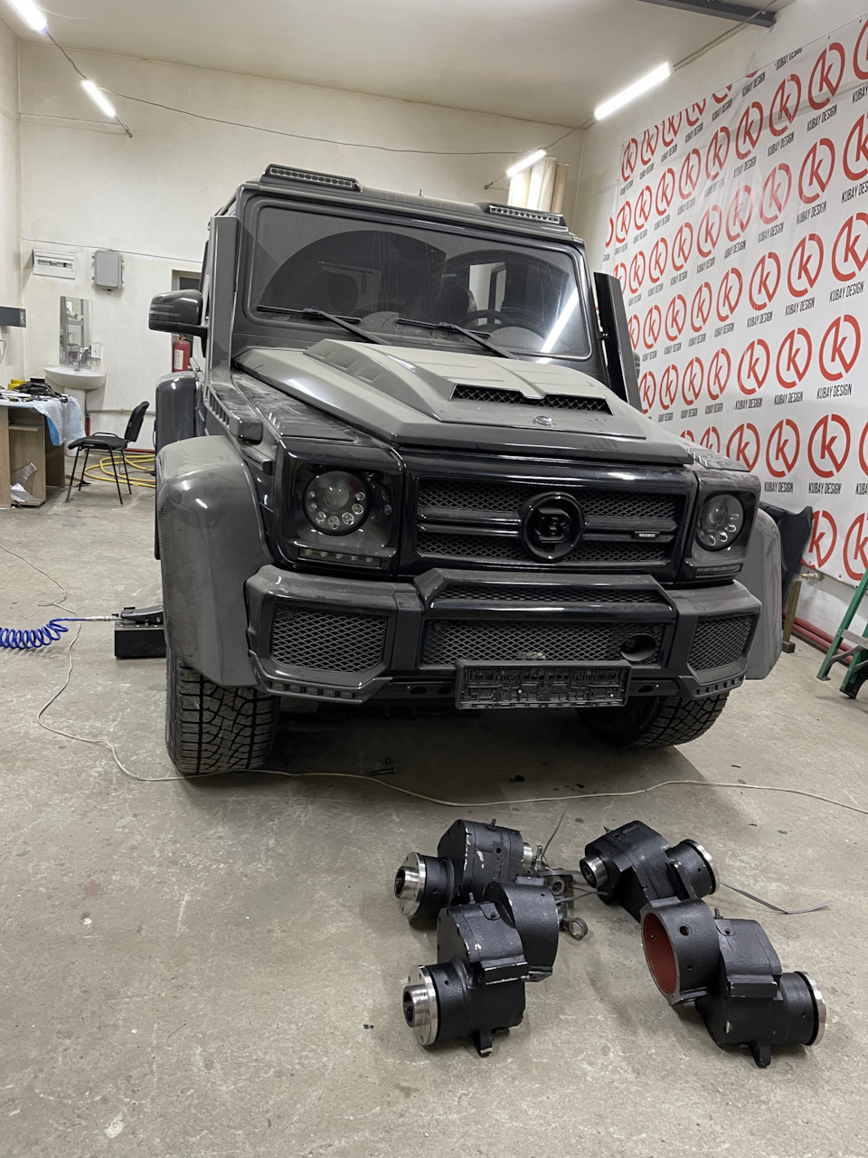 Приехали порталы на наш 4х4² — Mercedes-Benz G-Class (W463), 5 л, 2003 года  | тюнинг | DRIVE2