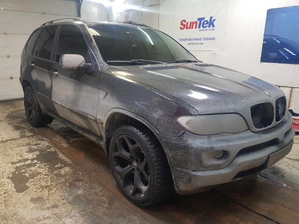 Тонировка — BMW X5 (E53), 3 л, 2003 года | стайлинг | DRIVE2