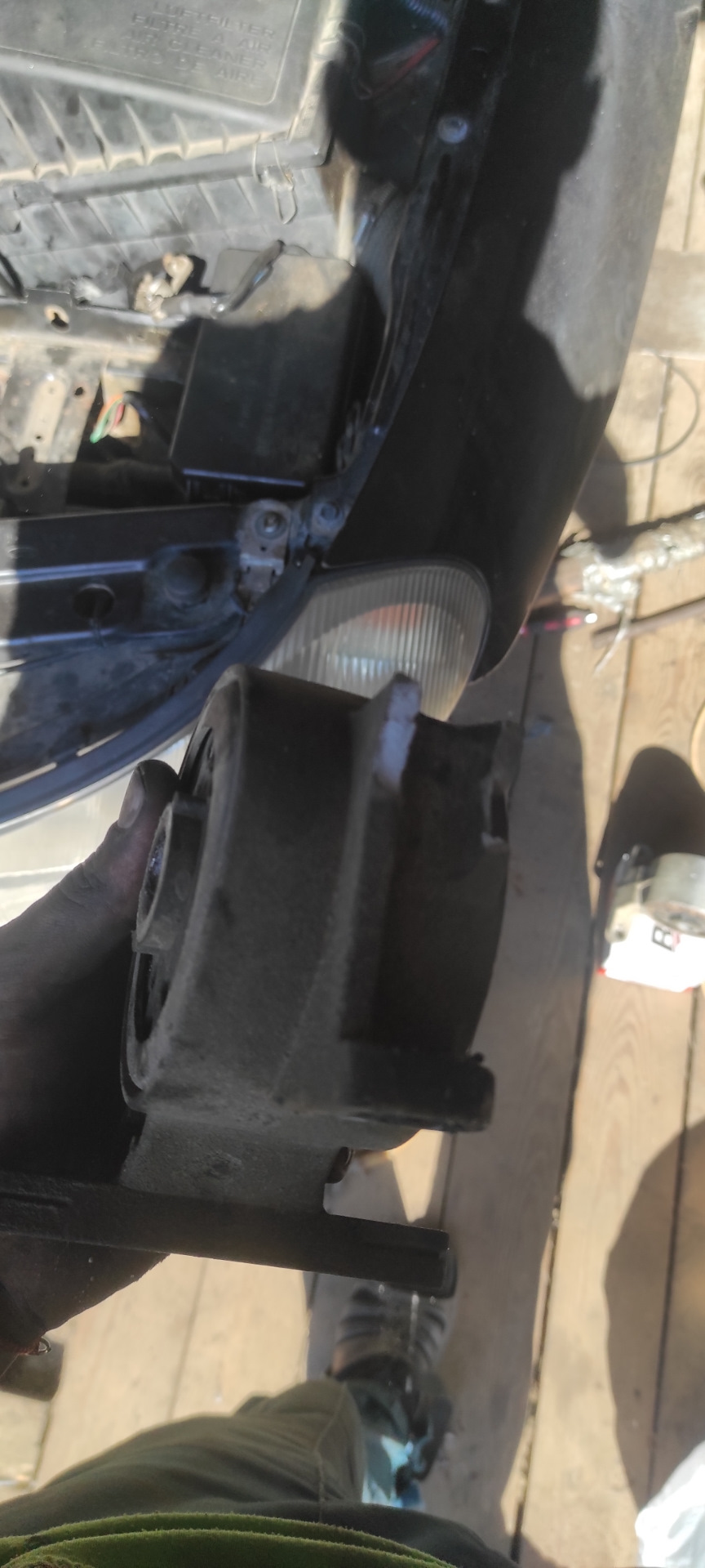 Замена сцепления, подушки КПП и как при замене сцепления поднять себе ...