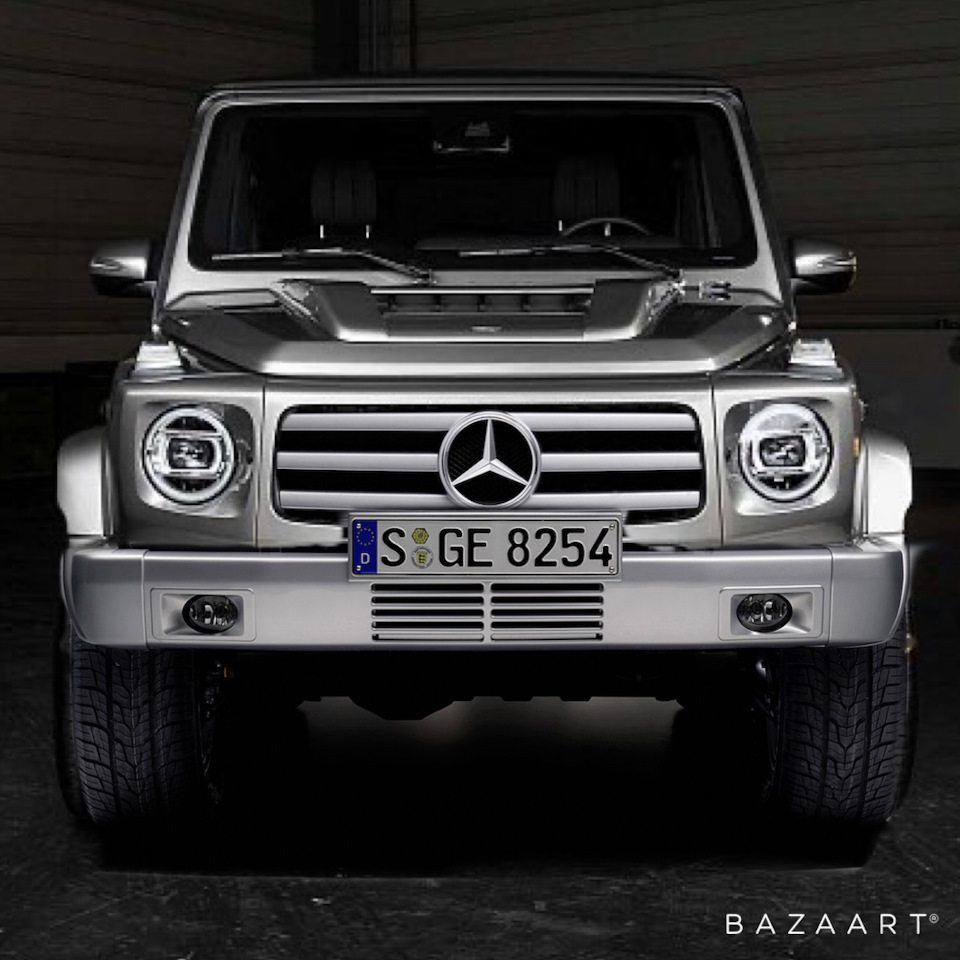 Железный бампер на новый гелик — Mercedes-Benz G-Class (W463), 4 л, 2002  года | стайлинг | DRIVE2