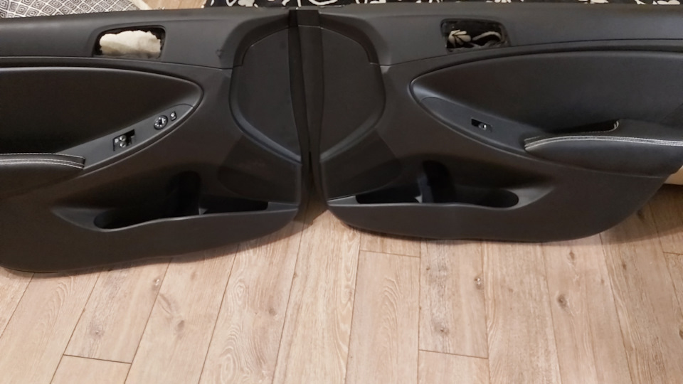 Элементы салона в черный графит + перетяжка козырька панели приборов ...