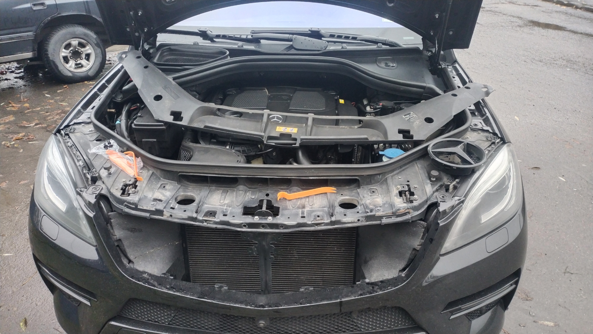 Решетка GT готовый результат — Mercedes-Benz M Class (W166), 3,5 л ...