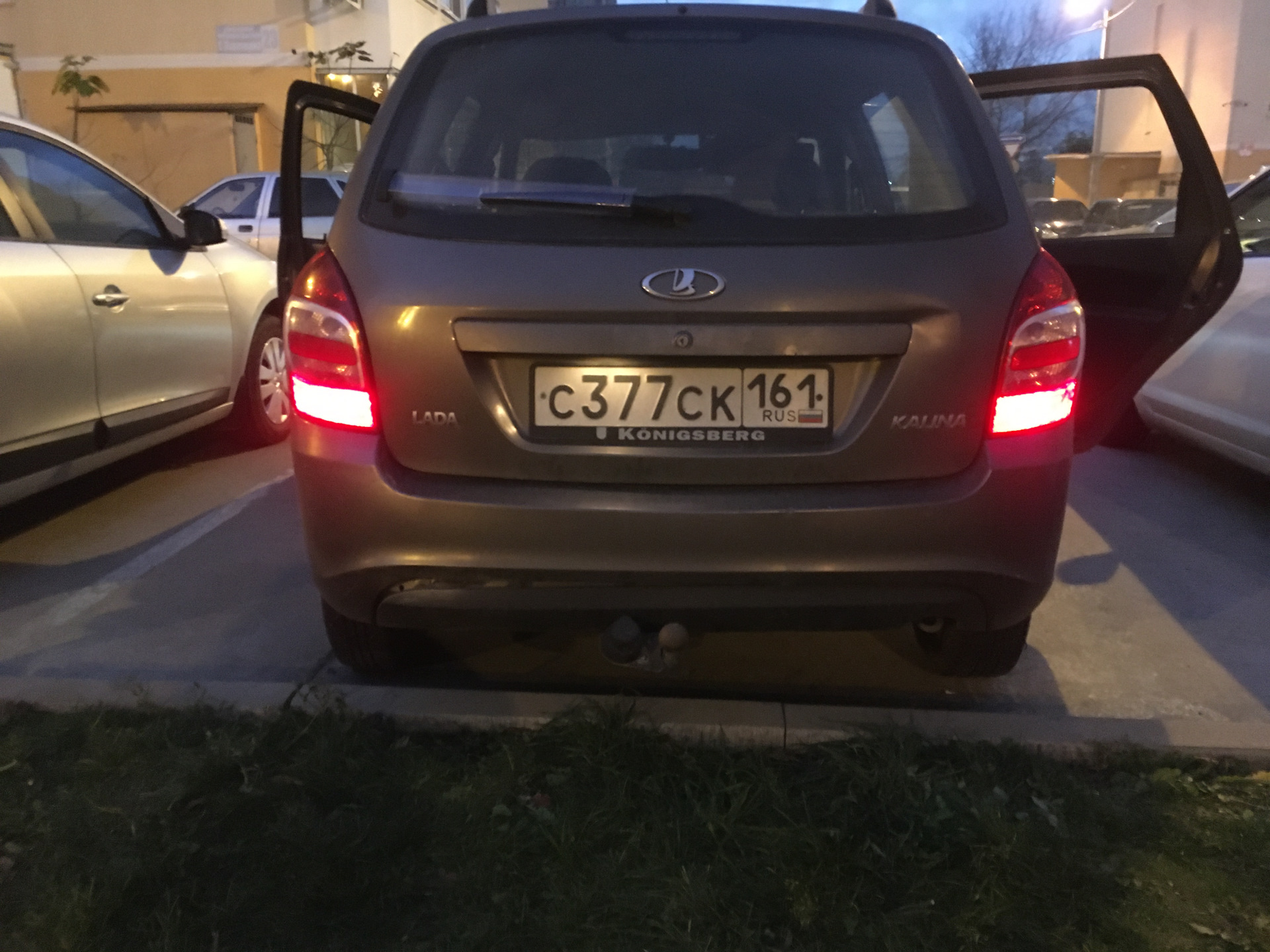 Светодиодные задние габариты — Lada Калина 2 универсал, 1,6 л, 2014 ...