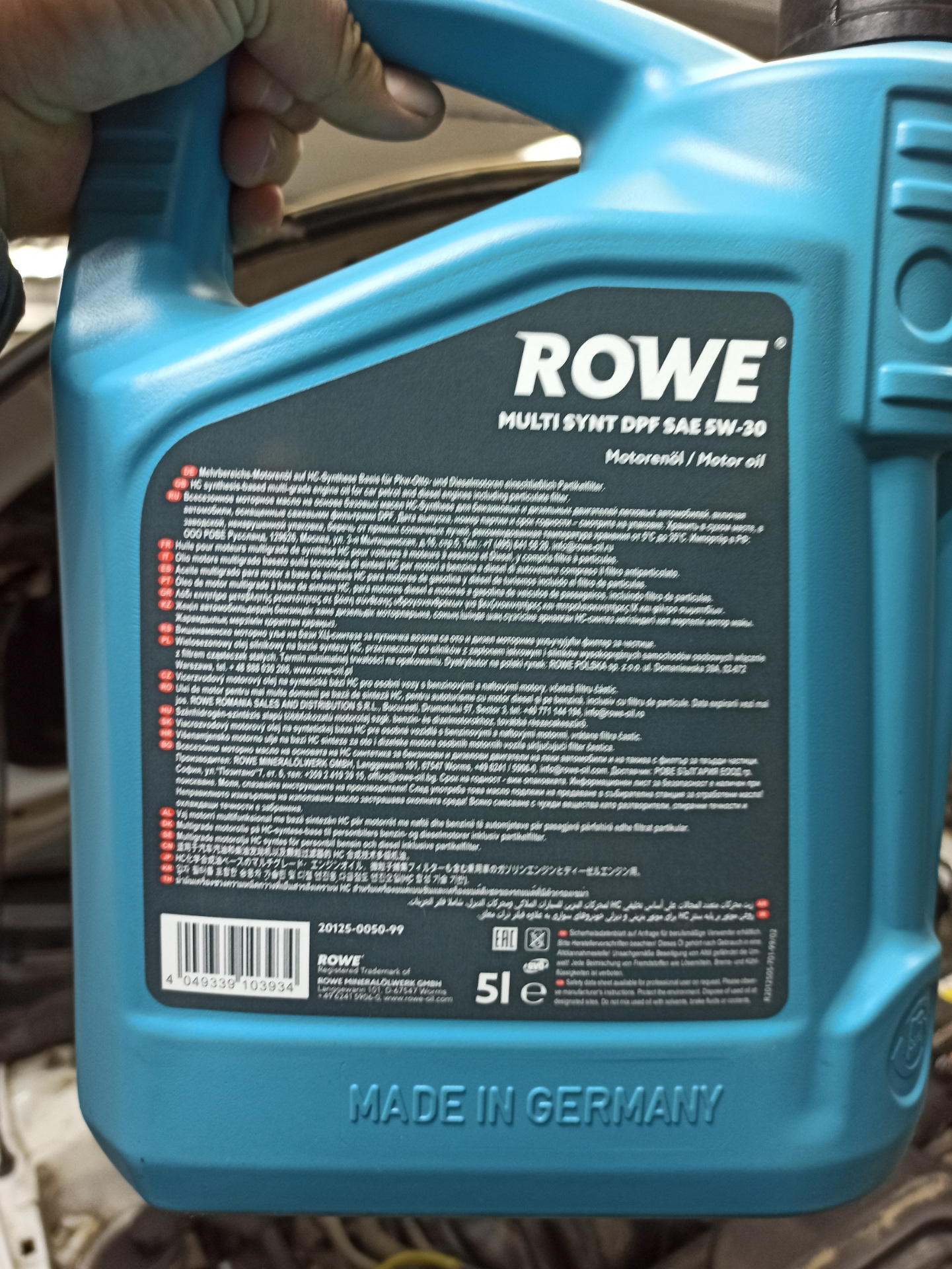 Rowe multi dpf 5w30