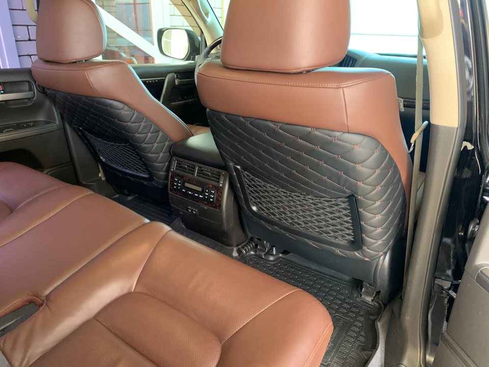 Замена задней обшивки передних сидений — Toyota Land Cruiser 200, 4,5 л ...
