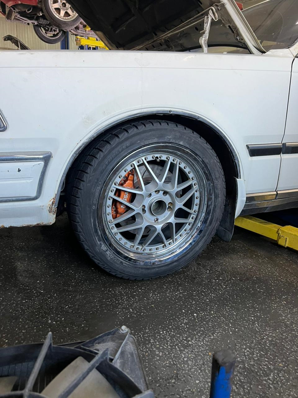 Финишные работы. Регулировка углов развал-схождения — Nissan Cedric (6G ...