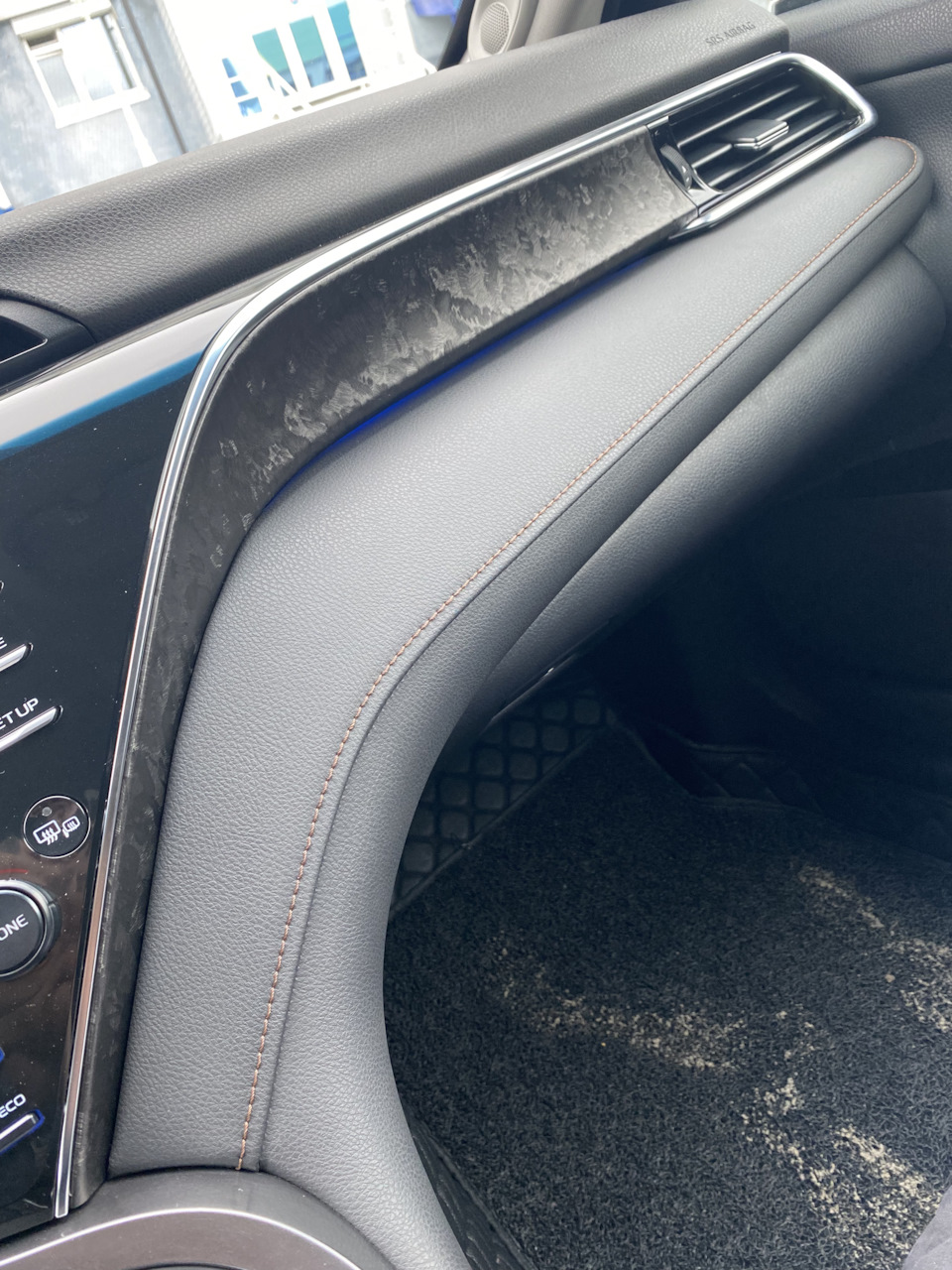 Перетяжка в пленку кованный карбон Camry70 — DRIVE2
